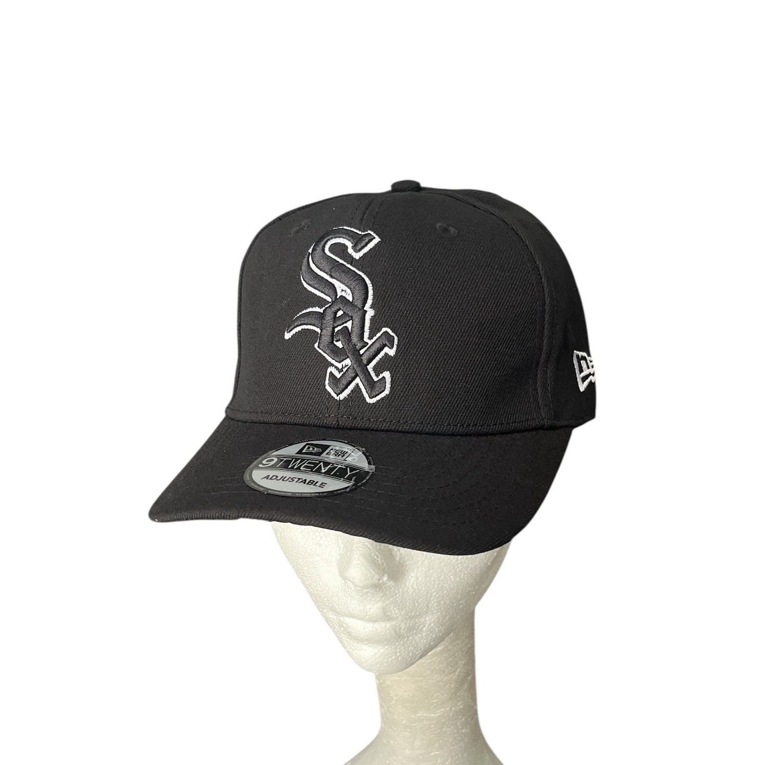 Chicago White Sox 9Twenty New Era Adjustable Hat Black & White NEW
