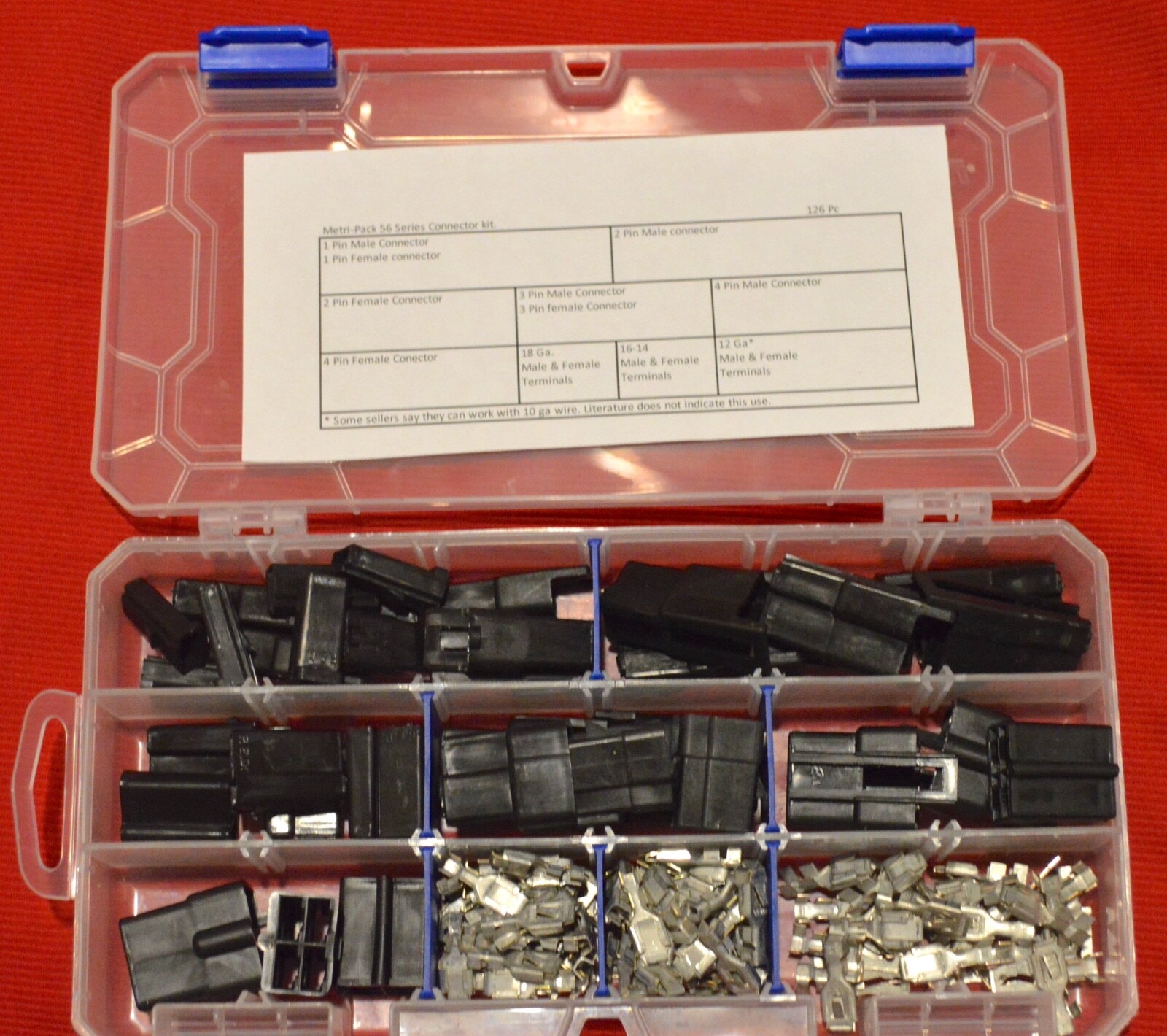 DELPHI PACKARD GM 56 SERIES CONNECTOR KIT #1S 128 PIECES.