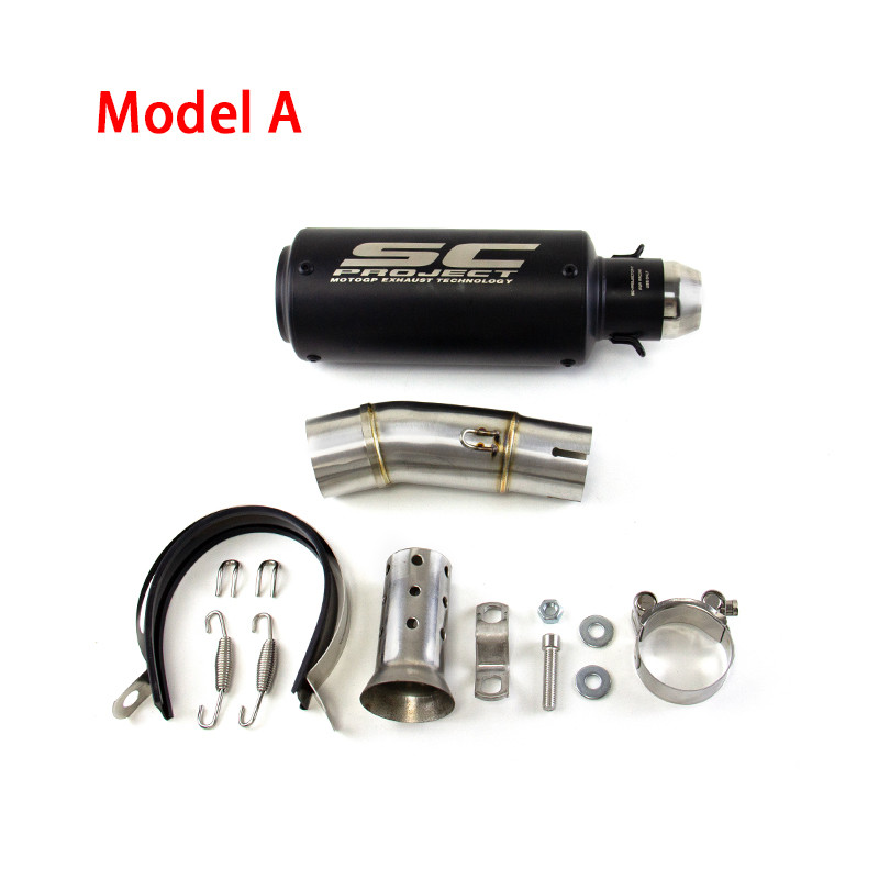 Ninja 400 500 for Kawasaki Z400 2018-2026 Slip On Muffler Tips Exhaust Mid Pipe