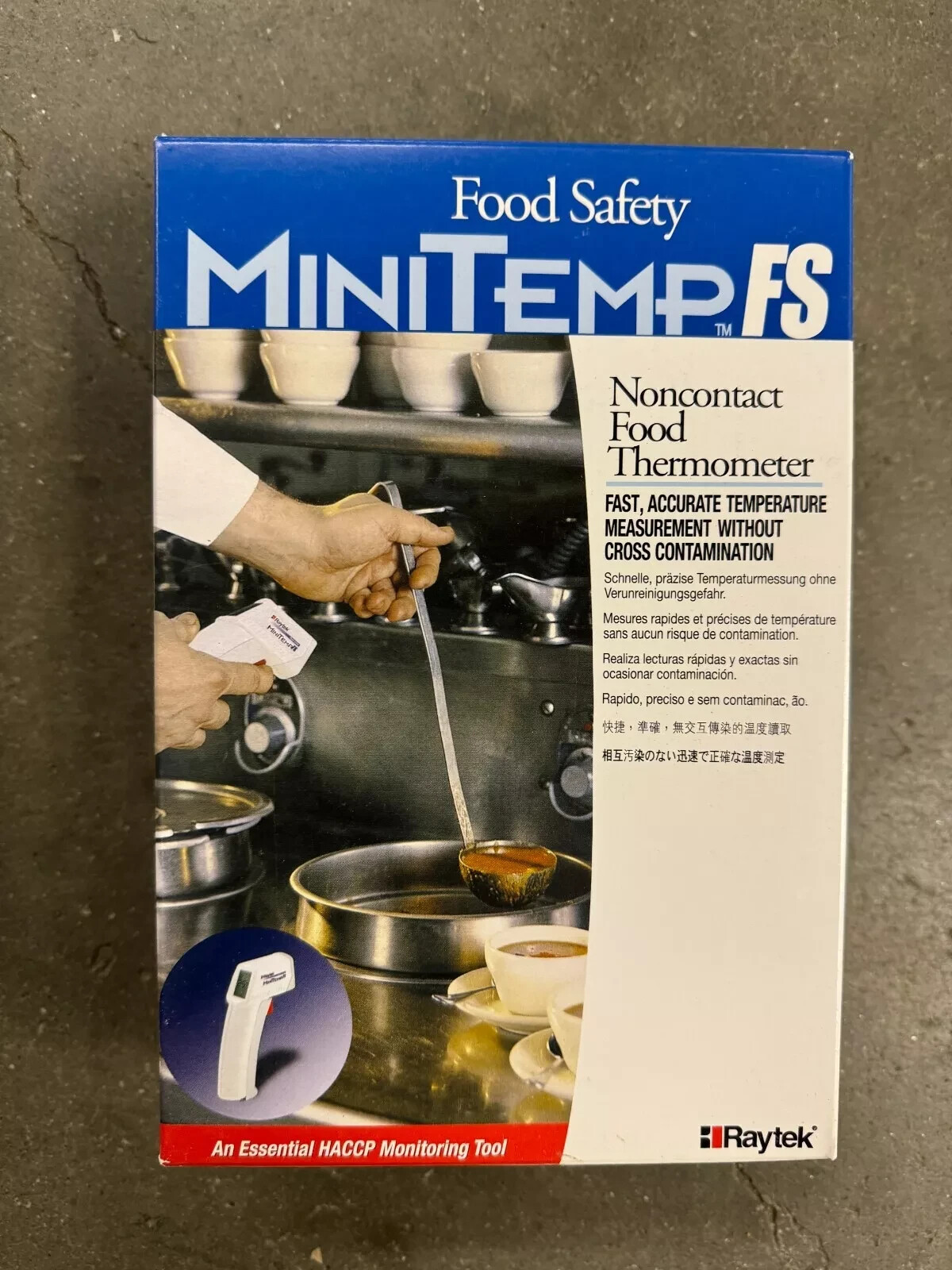 Raytek MiniTemp FS Noncontact Food Thermometer -25F to 400F Temp 9V Battery NEW