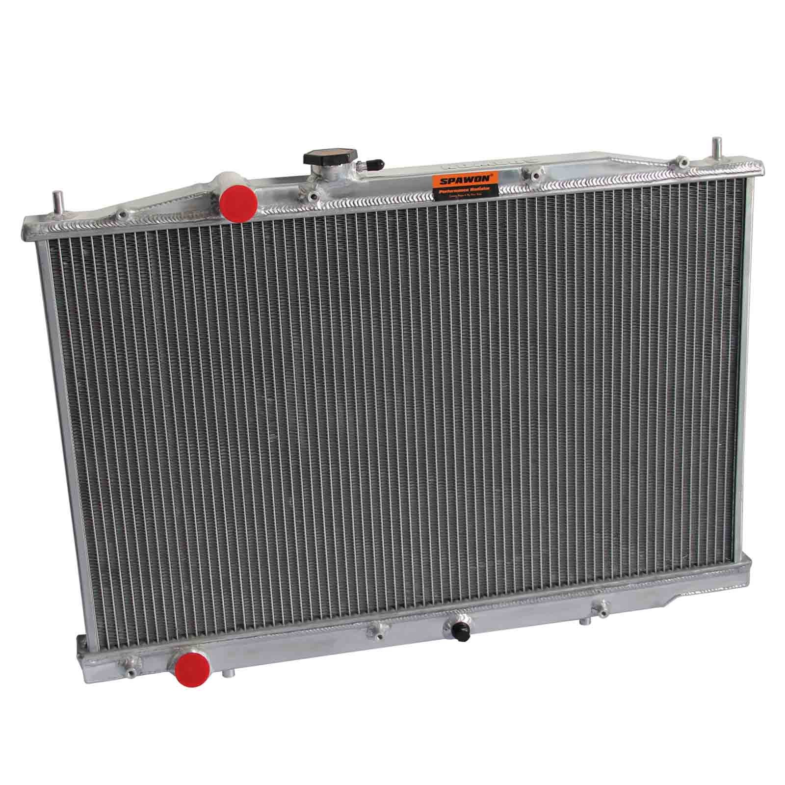 Full Aluminum SPAWON 2 Row Radiator Fit Acura TL 2004 2005 2006 3.2L V6 MT 2773