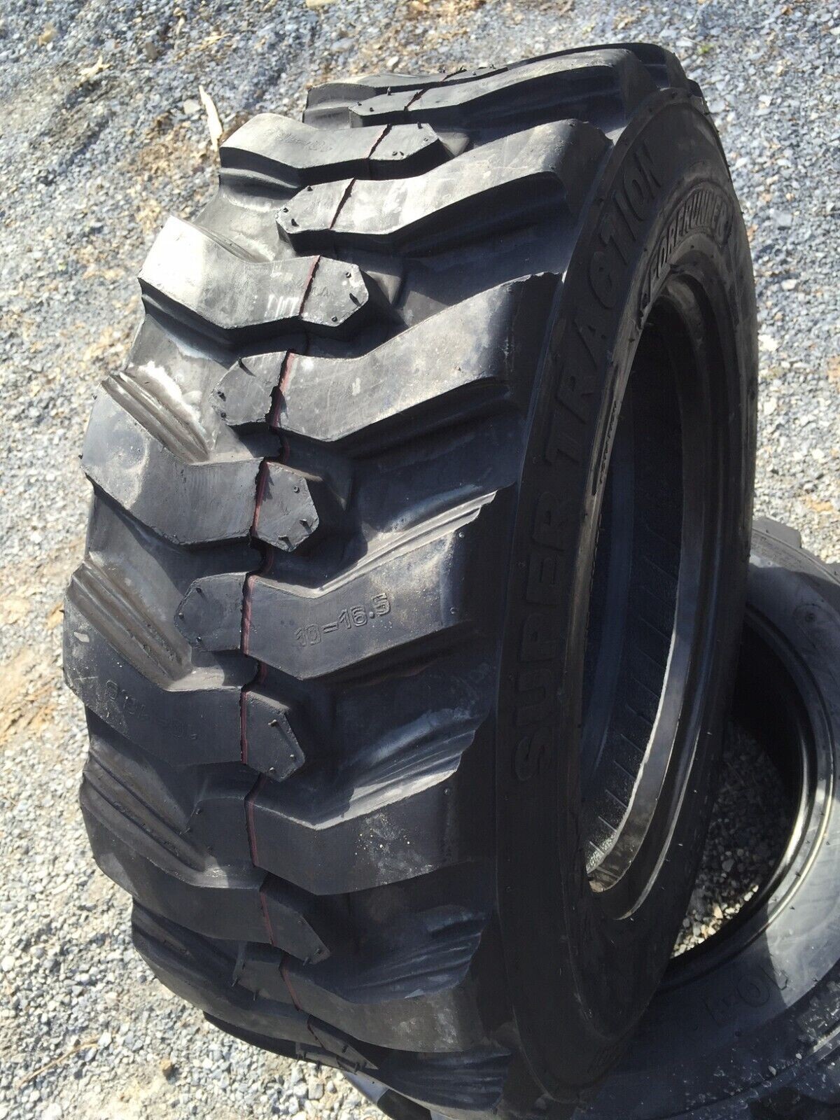 4 NEW 10-16.5 Skid Steer Tires with Rim guard -10X16.5 12 PLY-for Bobcat & other