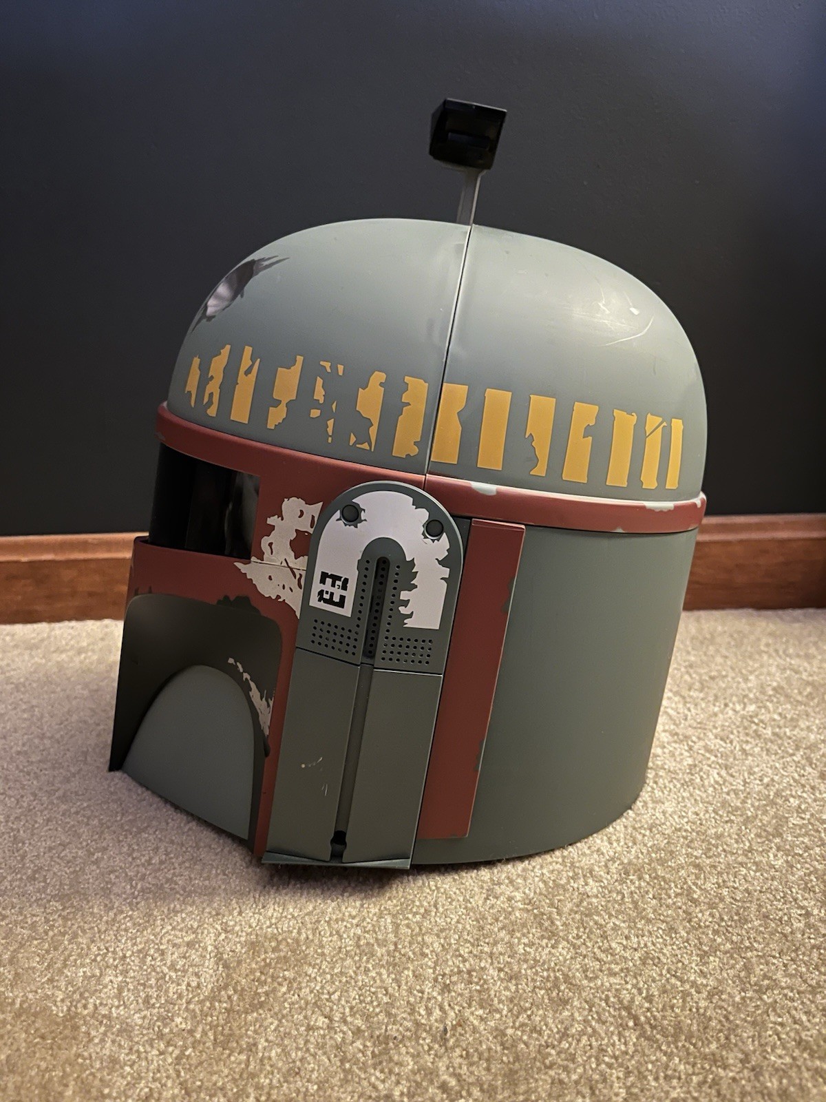 2009 Hasbro Star Wars BOBA FETT Talking Helmet Mandalorian COMPLETE TESTED WORKS