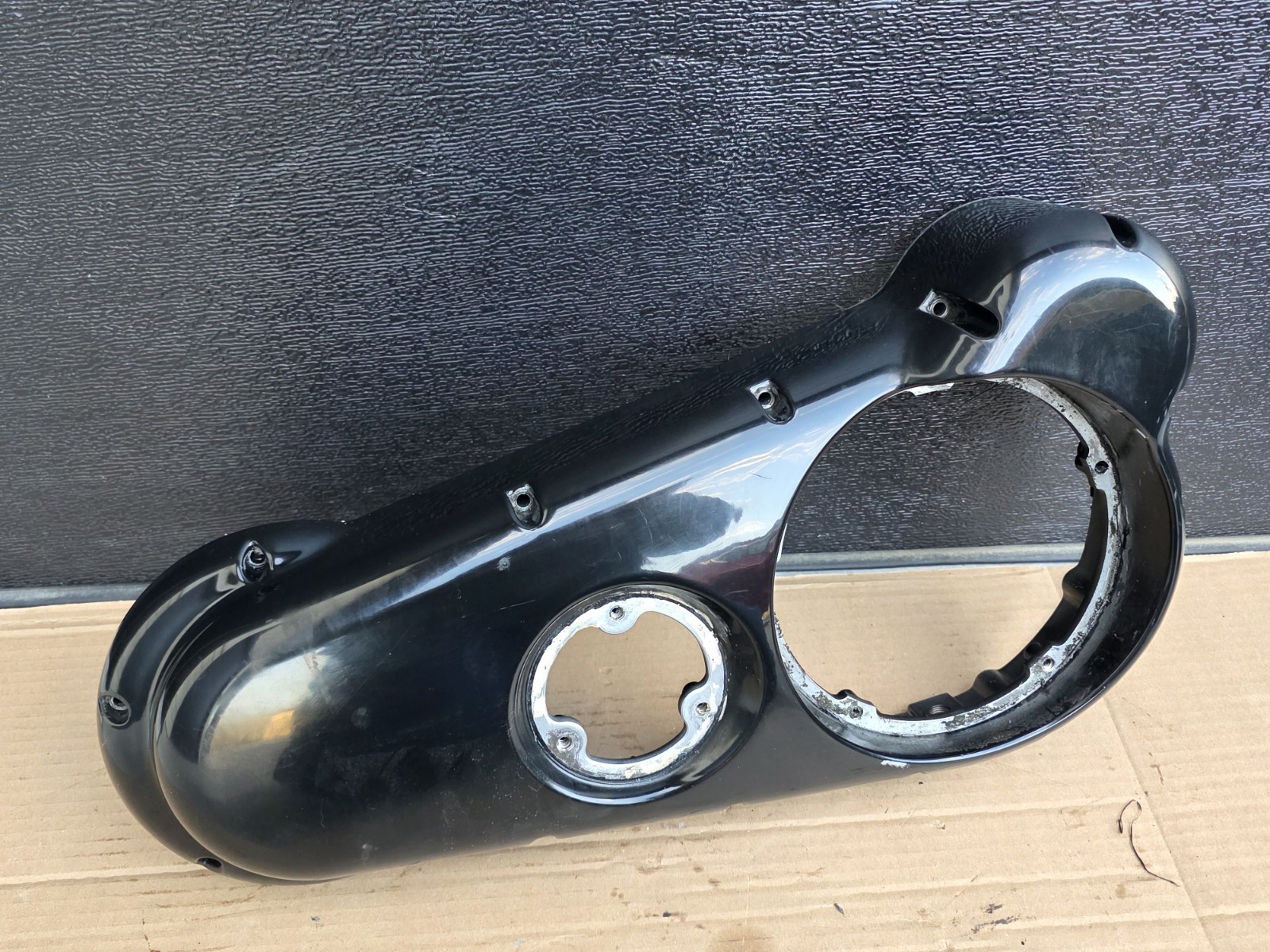 2002 & 2003 Indian Gilroy Scout Engine Outer Primary Clutch Housing Cover Black