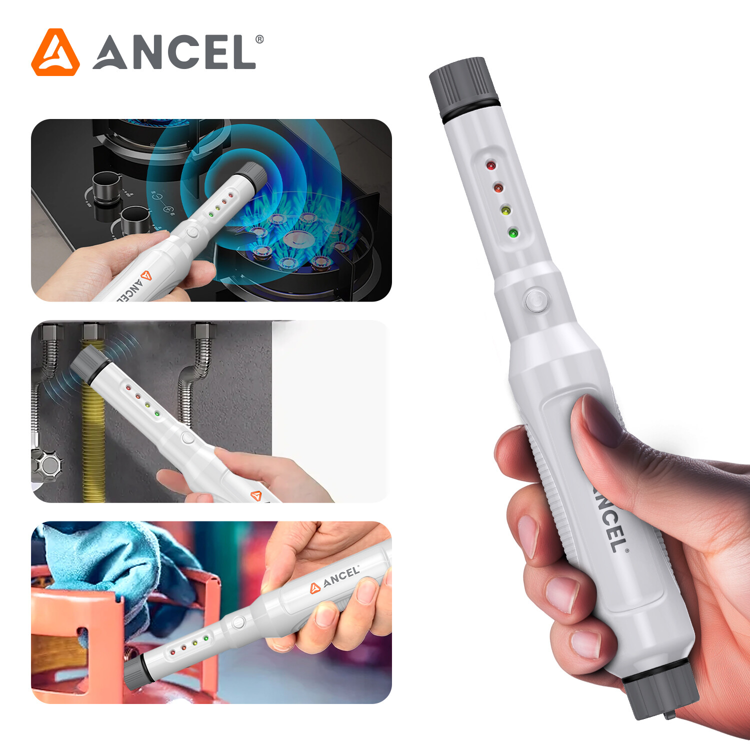 Portable Gas Leak Detector Tester Propane Methane Natural Gas Alarm Sensor Safe