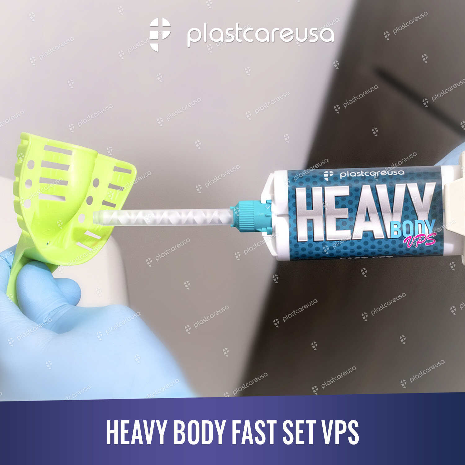 8 x Heavy Body Fast Rapid Set Impression Material, 50mL Cartridges VPS PVS