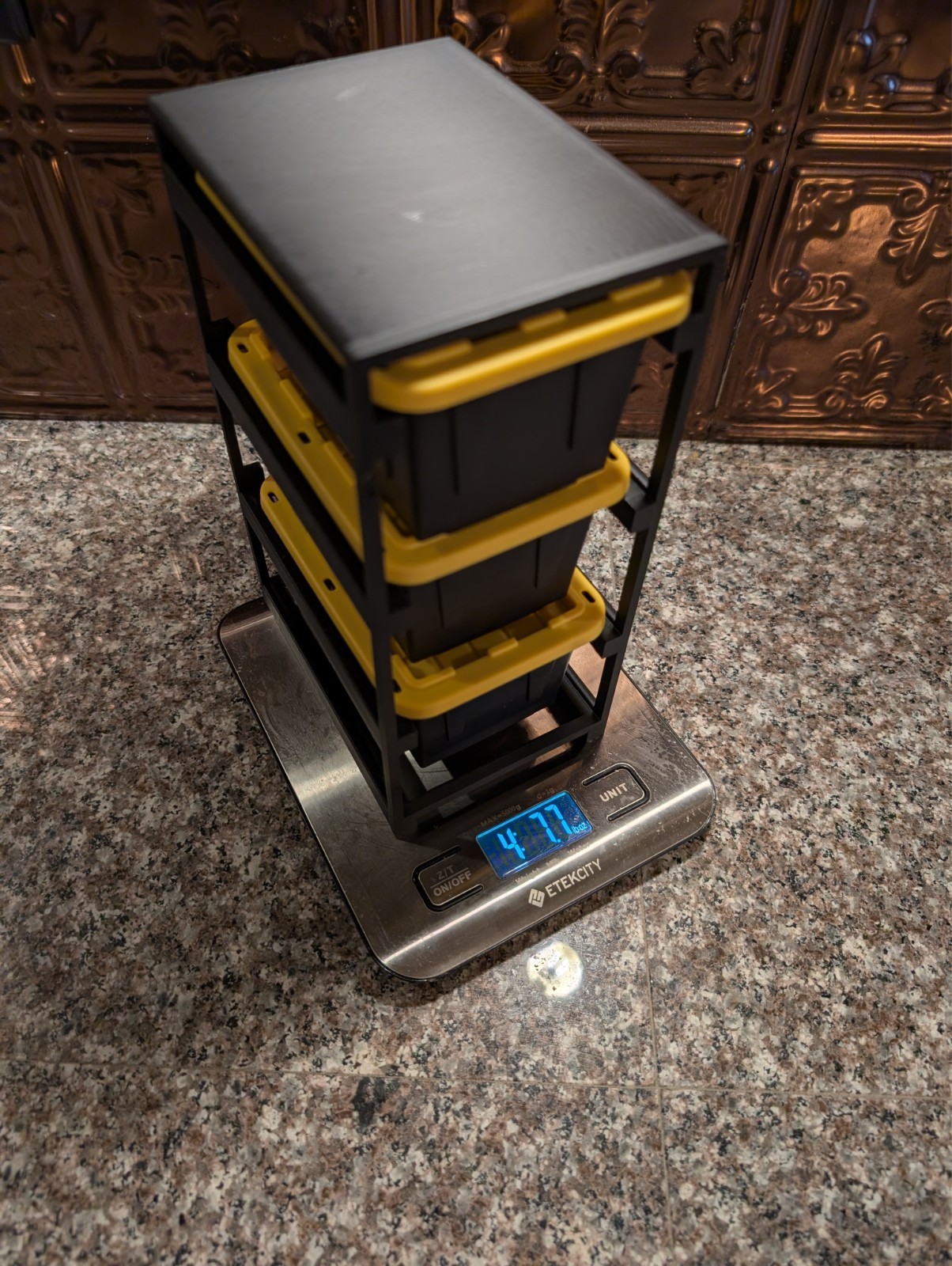 Storage Rack for Lowe's Teeny Totes 6036639 (Bins not Included)