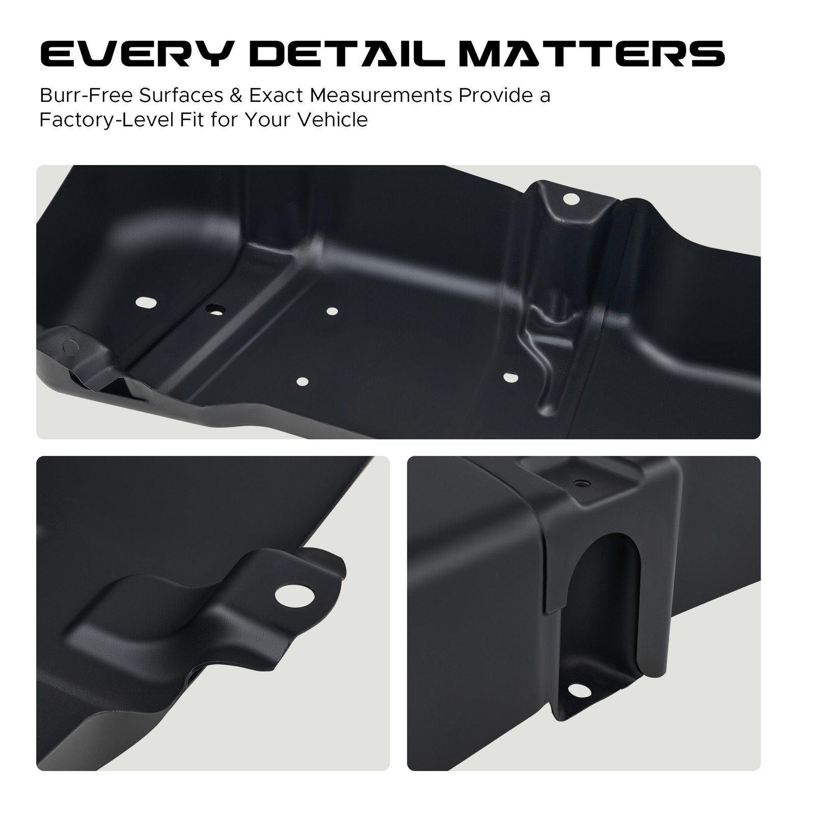 VRC Gas Fuel Gas Tank Skid Plate For 2007-2018 Jeep Wrangler & 2018 JK 2-Door