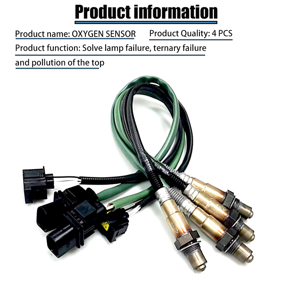 For Mercedes-Benz C300 2008-2012 E550 2011 NEW 4 x Up+Downstream Oxygen Sensor