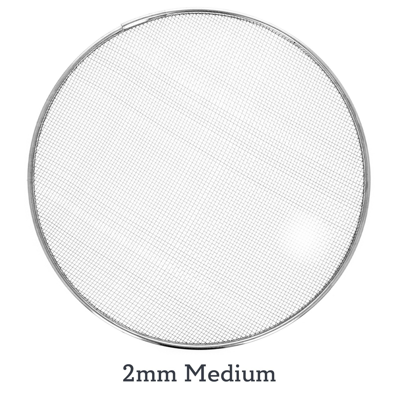 ToolTreaux Interchangeable Fine Mesh Sieve Set Gardening Composting Tools, 5pc