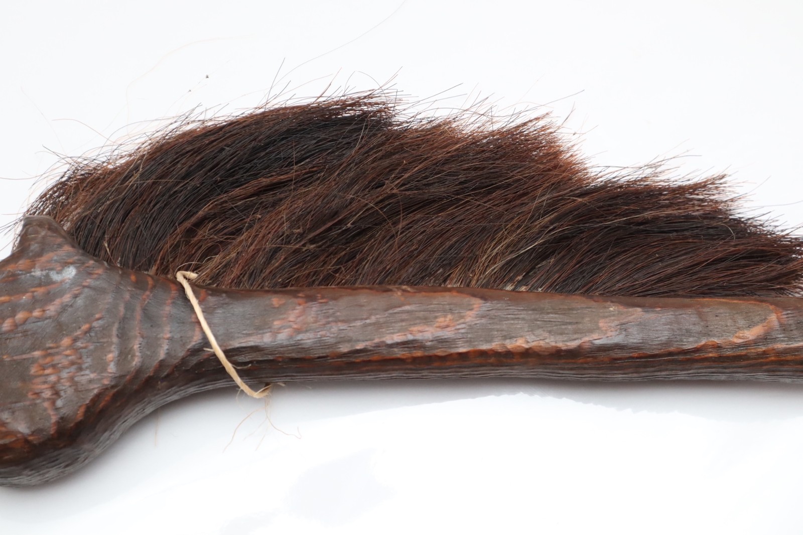 Vintage Native American Sioux Horse Dance Stick Carved Wood Indian Folk Art.