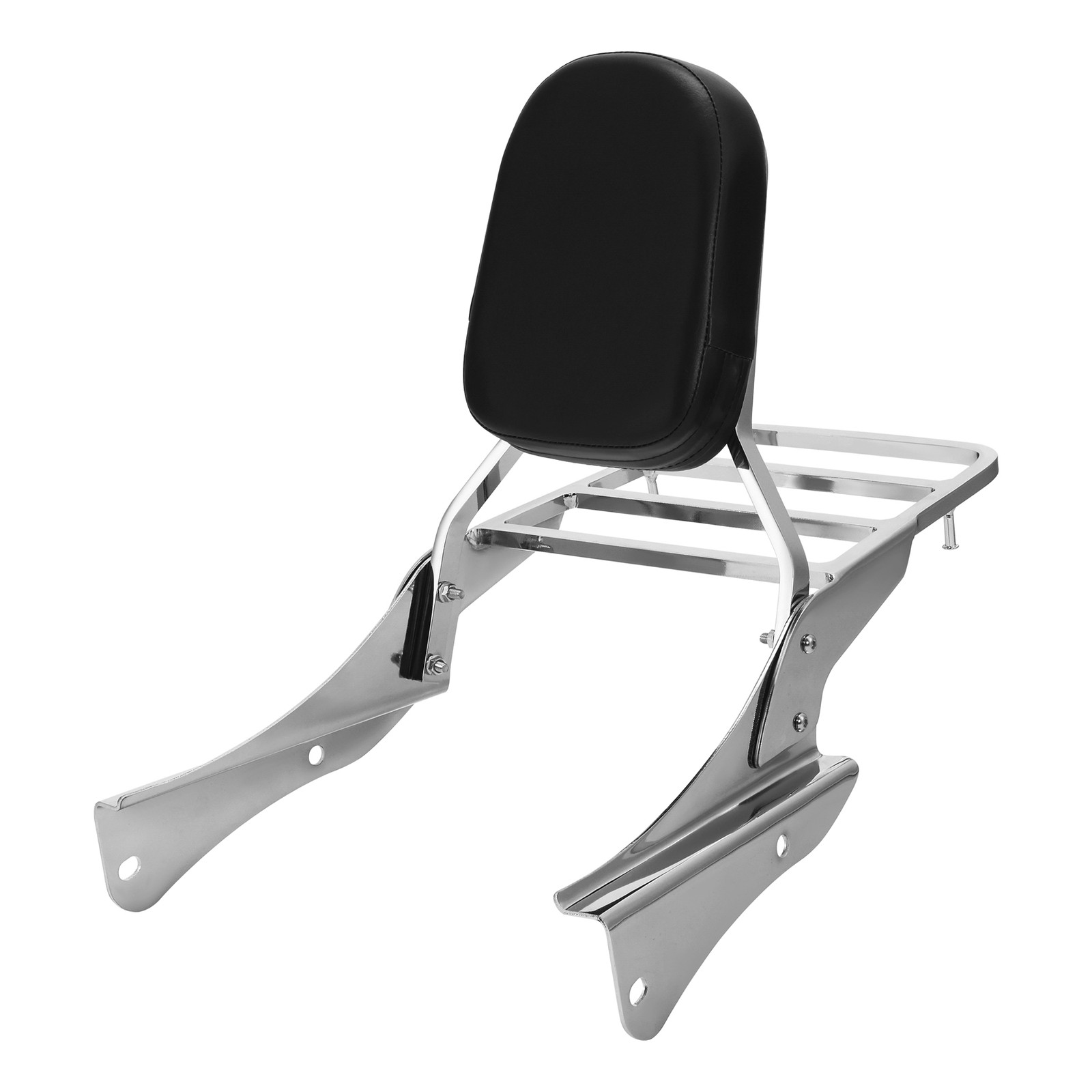 Backrest Sissy Bar Luggage Rack Fit For Honda Shadow Spirit VT750DC 01-03 05-07