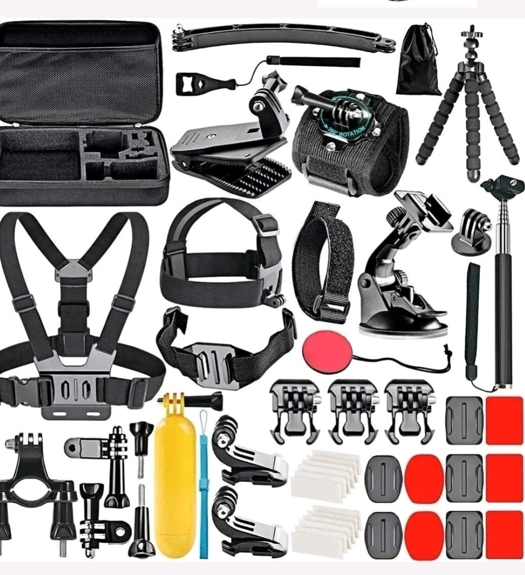 50-in-1 for Gopro Hero 13 12 11 10 9 8 7 6 5 Camera Accessories Accessory Kit