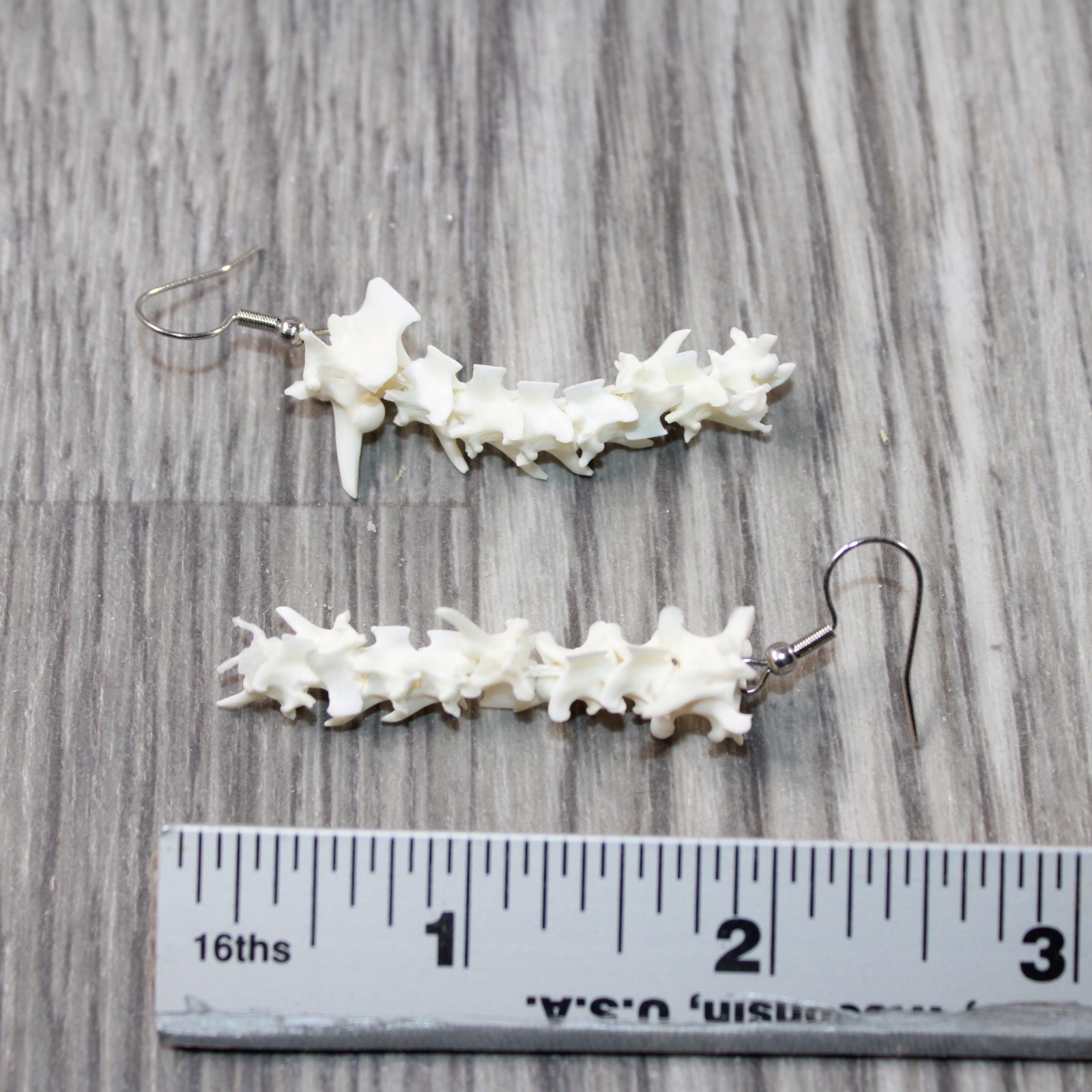 Rattlesnake Vertebrae Earrings #415d Mountain Man Earrings