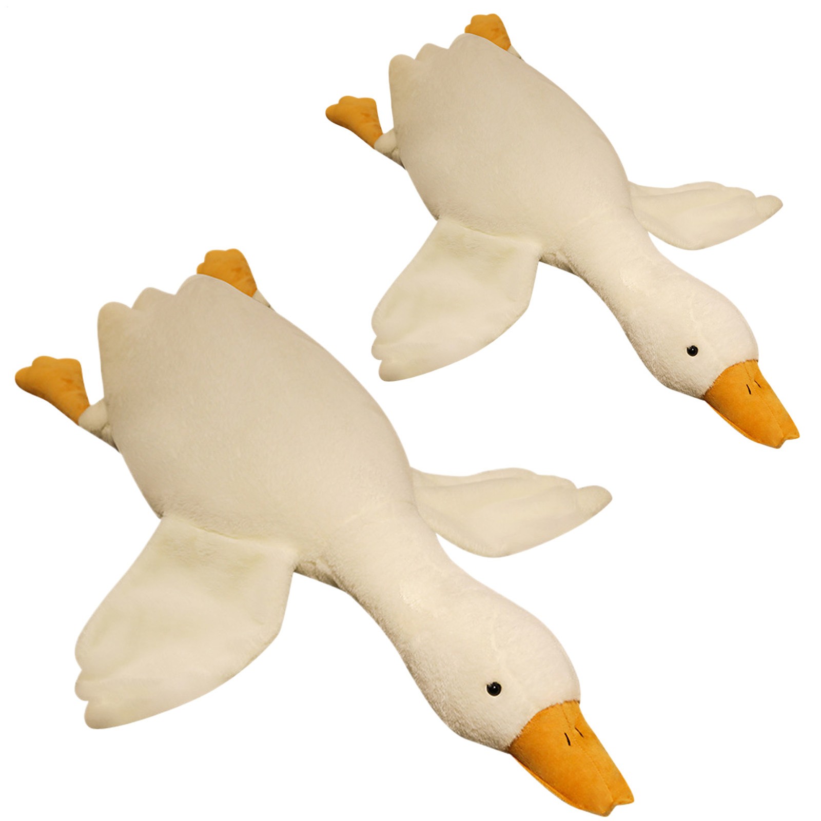 Duck Dog Toy Large Calming Pet Puppy Plush White Realistic For Dog Chew And Play