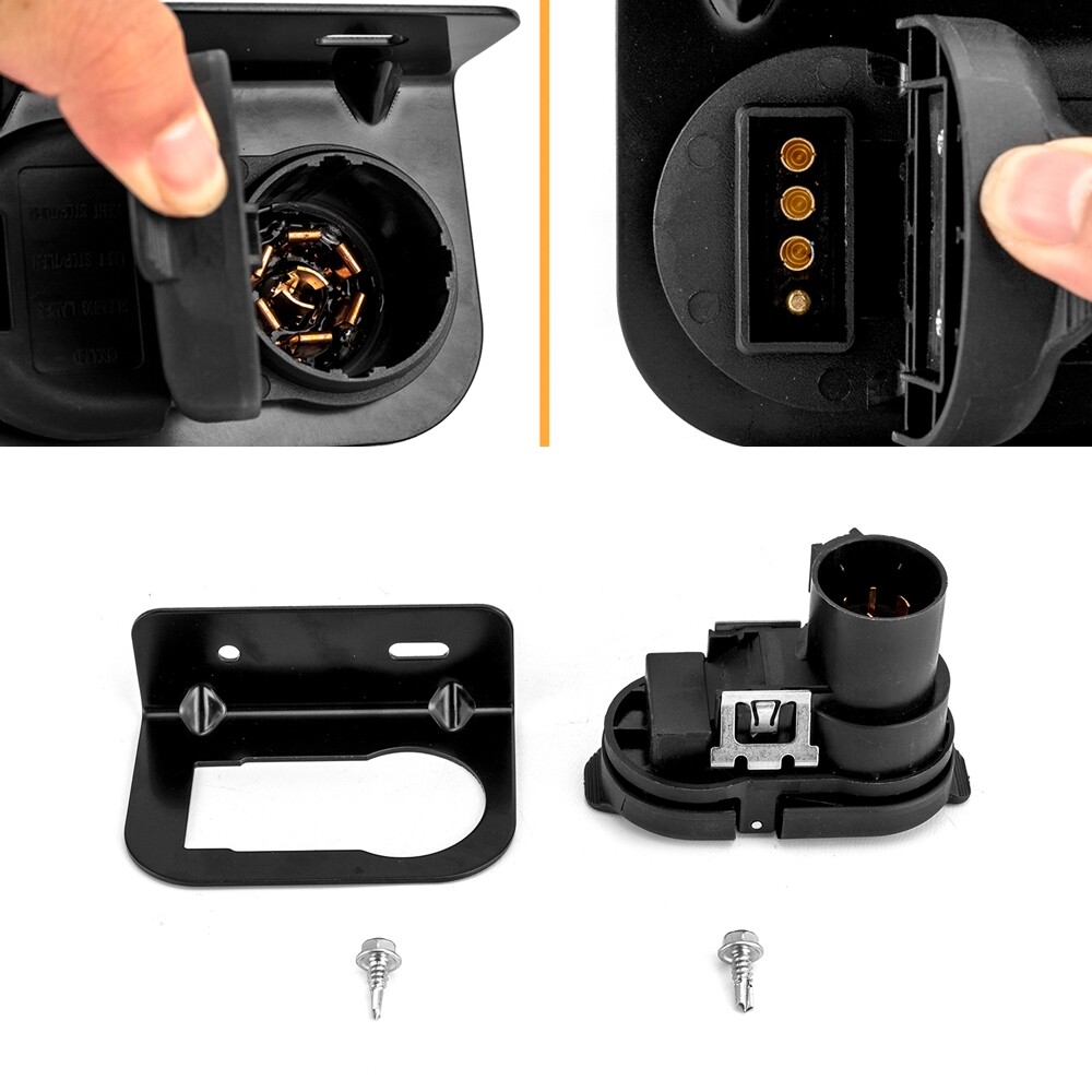 For 2023 2024 2025 Ford Bronco Maverick Trailer Tow Hitch Wiring Connector Plug