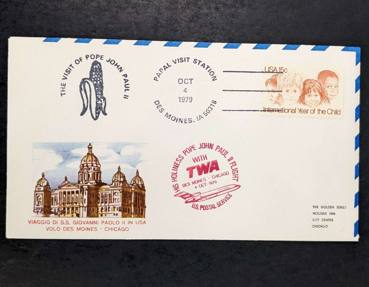 Pope John Paul II, The Golden Series Trip to Ireland, US & UN Covers