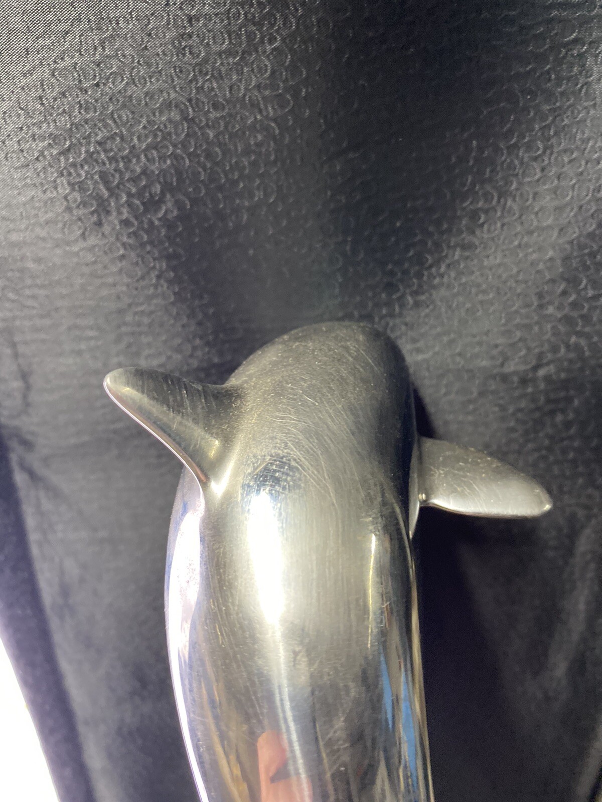 Vintage Silver Metal Dolphin Bottle Opener Rare Ocean Nautical