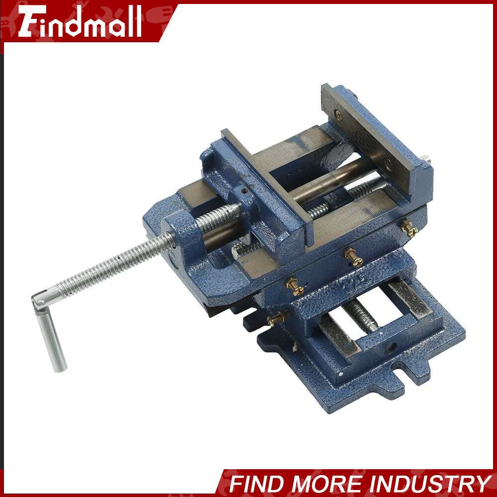For Cross Slide Vise Drill Press Metal Milling 2 Way Heavy Duty Clamp Machine 5"