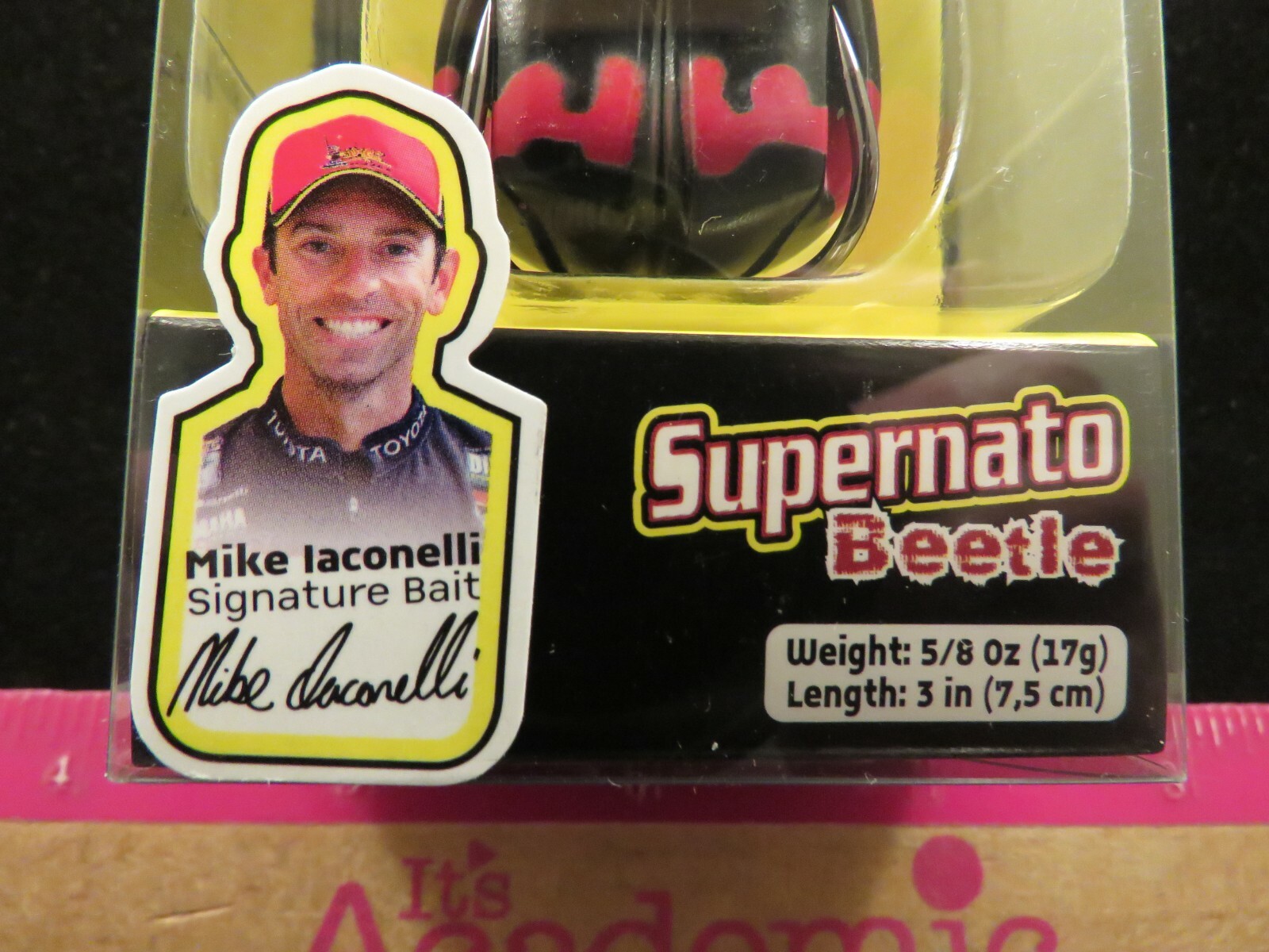 Molix Mike Iaconelli Supernato Beetle Topwater SBEE-221 Red Stripes Lure 5/8oz