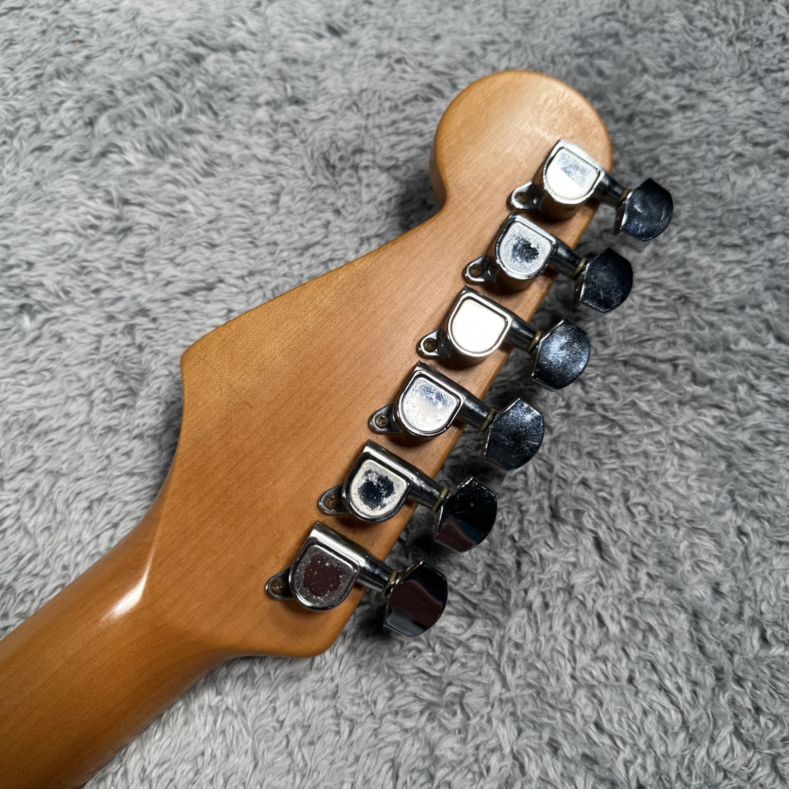 Vintage Squier by Fender Stratocaster Loaded Neck 22 w/Upgrades Wooden USA MADE