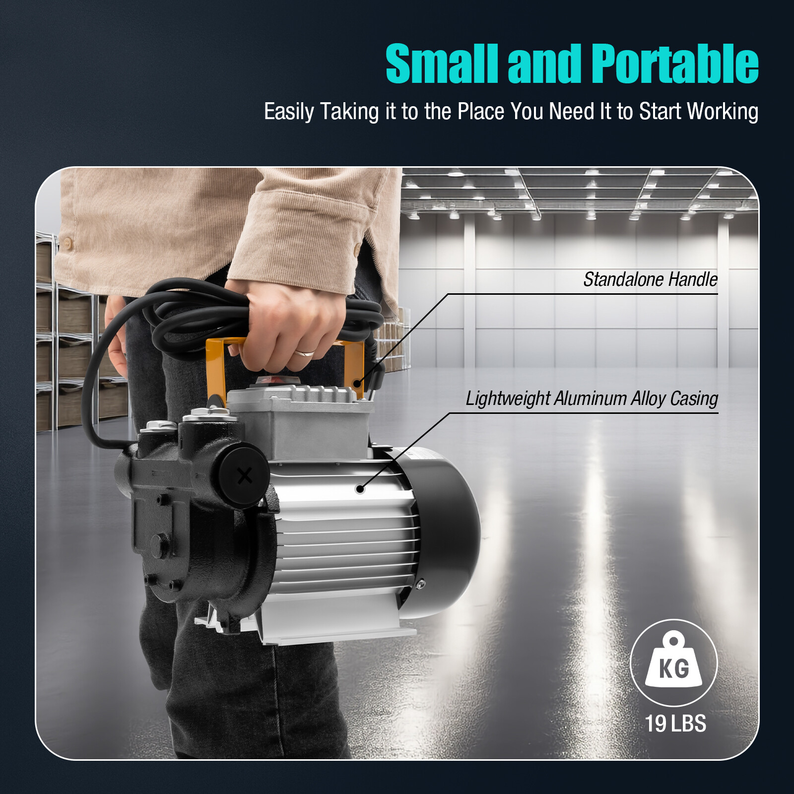 110V Motor Oil Fuel Fluid Extractor Electric Transfer Pump Self Priming