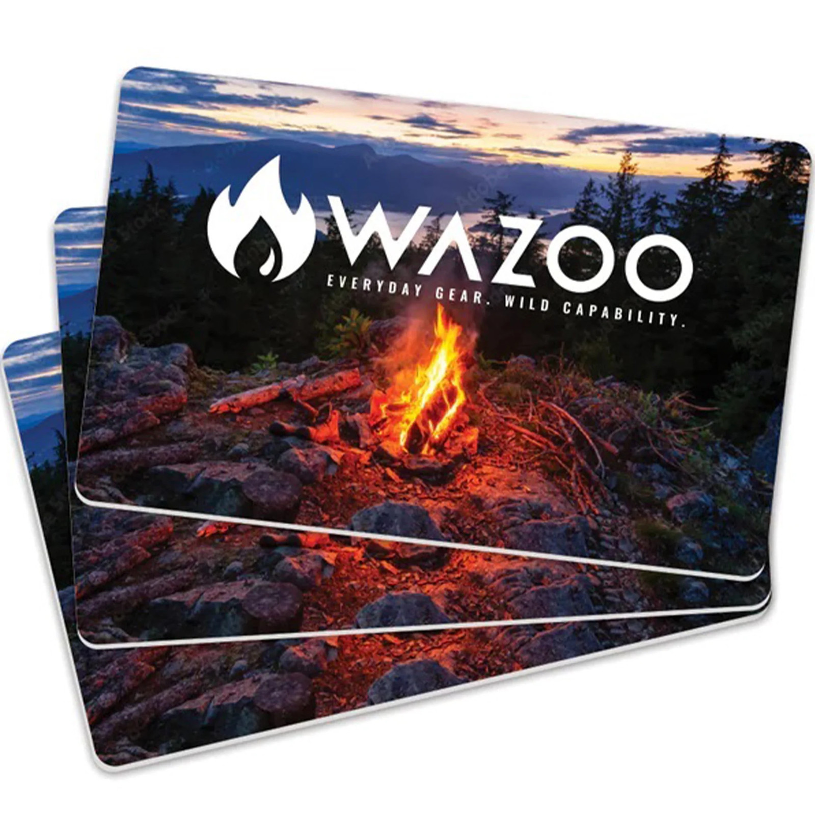 Wazoo Firecard Survival Fire Starter Emergency Fire Tinder Outdoor EDC 3-pack