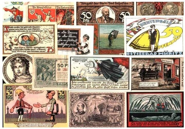 LOT(S) of 10 DIFF HI END NOTGELD BILZ! SALE of VAST COLLECTION! VOLUME DISCOUNTS