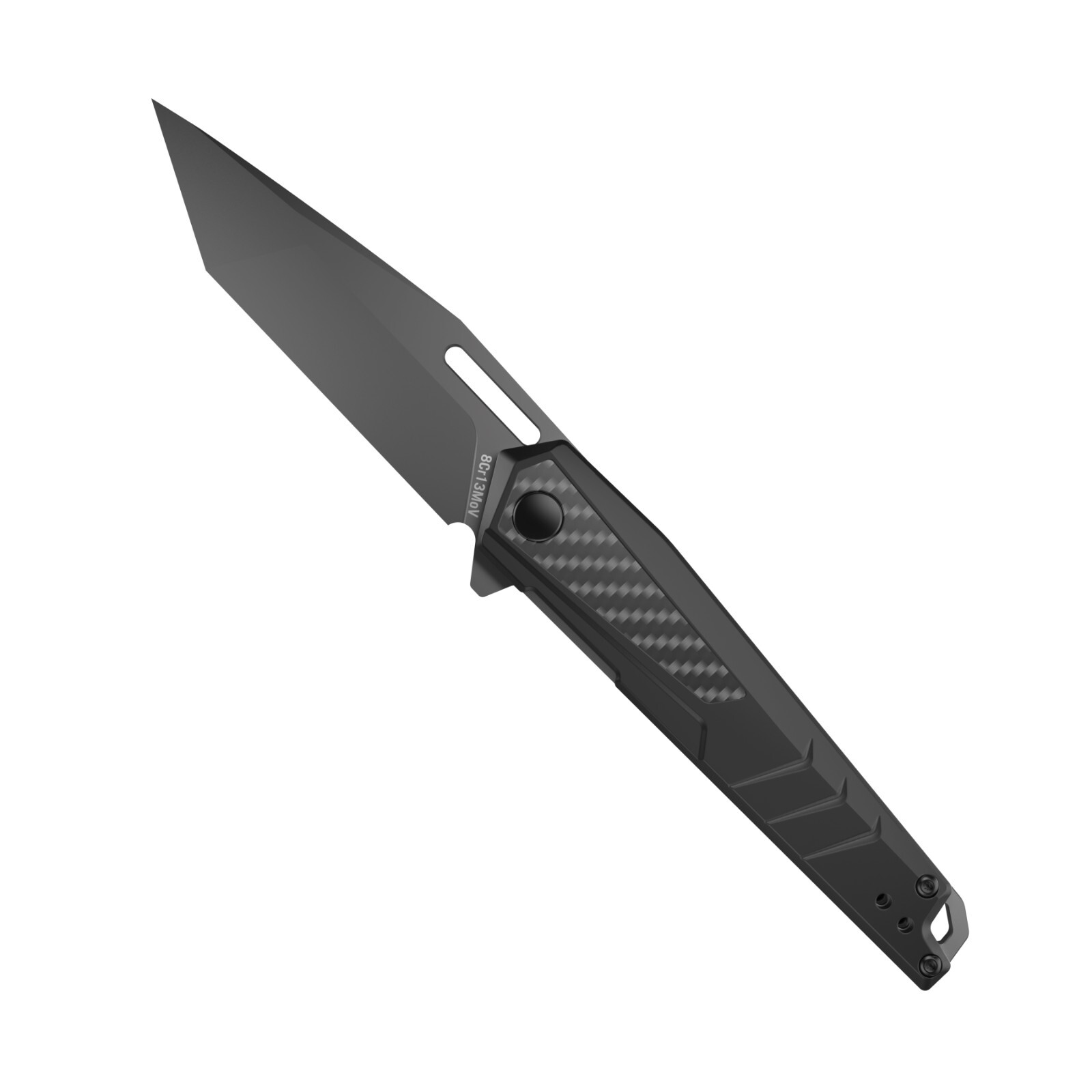 Real Avid RAV-6 EDC Knife | Folding Knife 3.4" Tanto Blade, 8Cr13MoV Steel