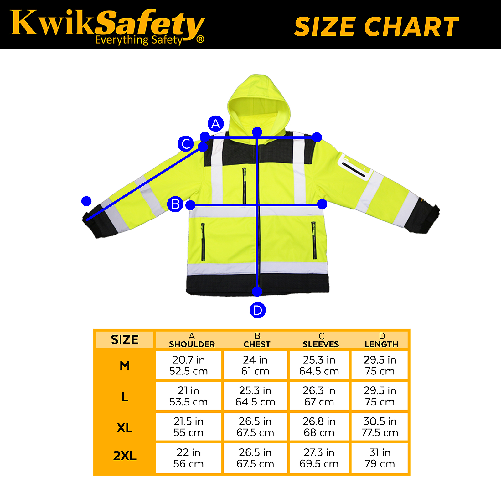KwikSafety GALAXY Class 3 Soft Shell Safety Jacket ANSI Compliant OSHA