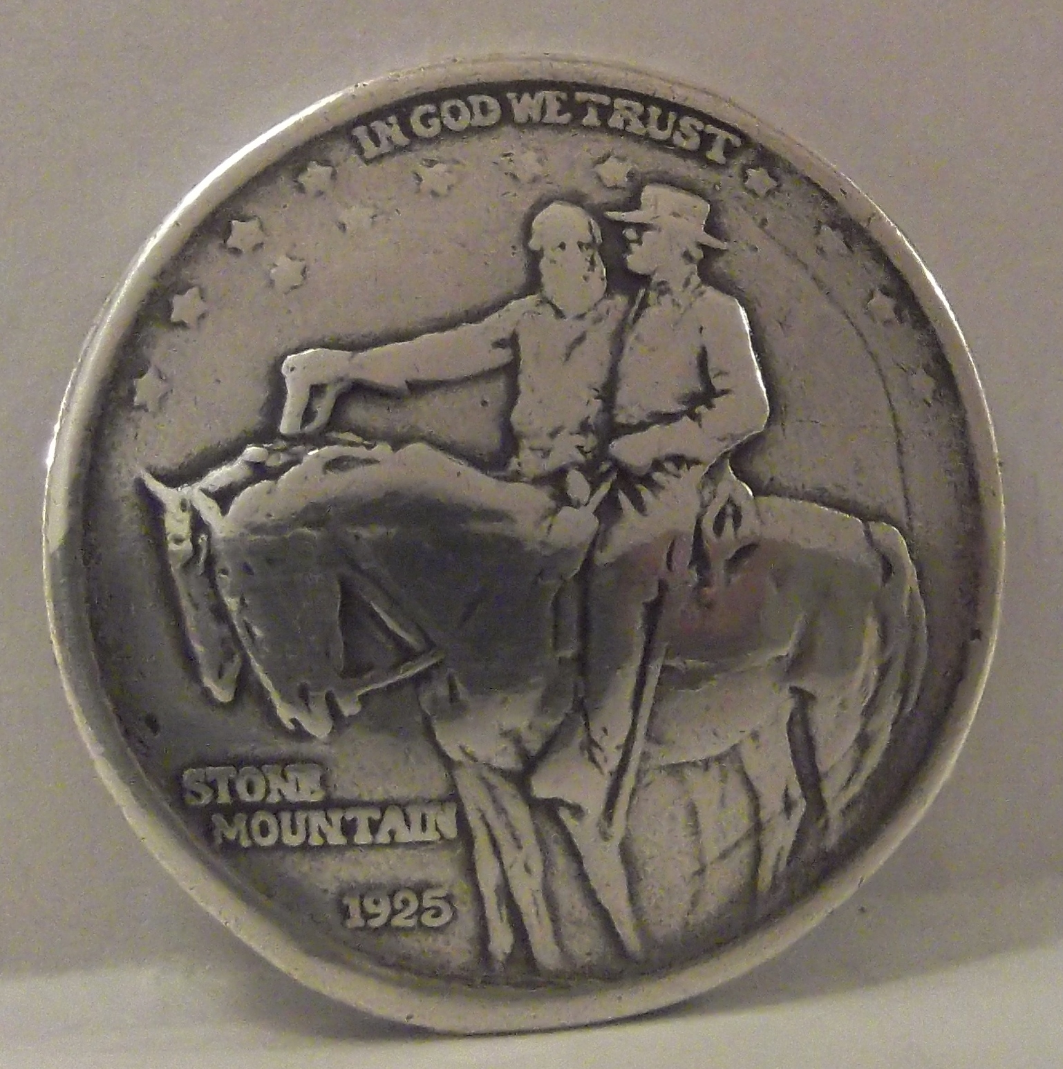 1925 STONE MOUNTAIN CONCHO CONFEDERATE CIVIL WAR MEMORIAL TO THE SOUTH SOLDIERS