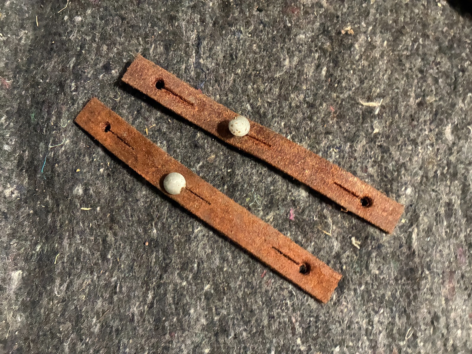 Genuine Chinese SKS Type 56 81 Rifle Sling Leather Straps ( 1 Pair)