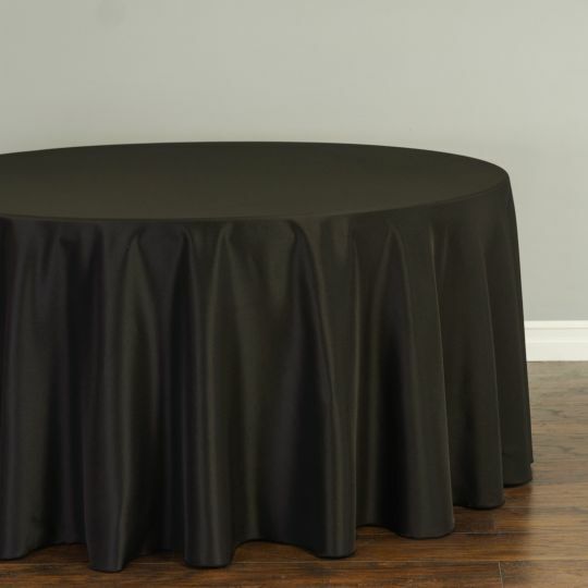 1 or 10 pcs LinenTablecloth 108 in. Round Polyester Tablecloths, 30 Colors!