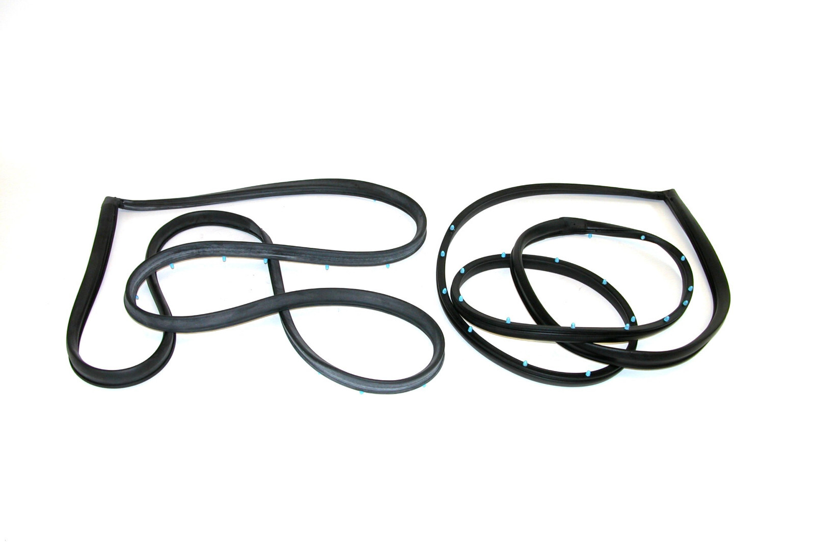 1987-1990 Chevrolet Caprice new rubber front door weatherstrip seals, pair