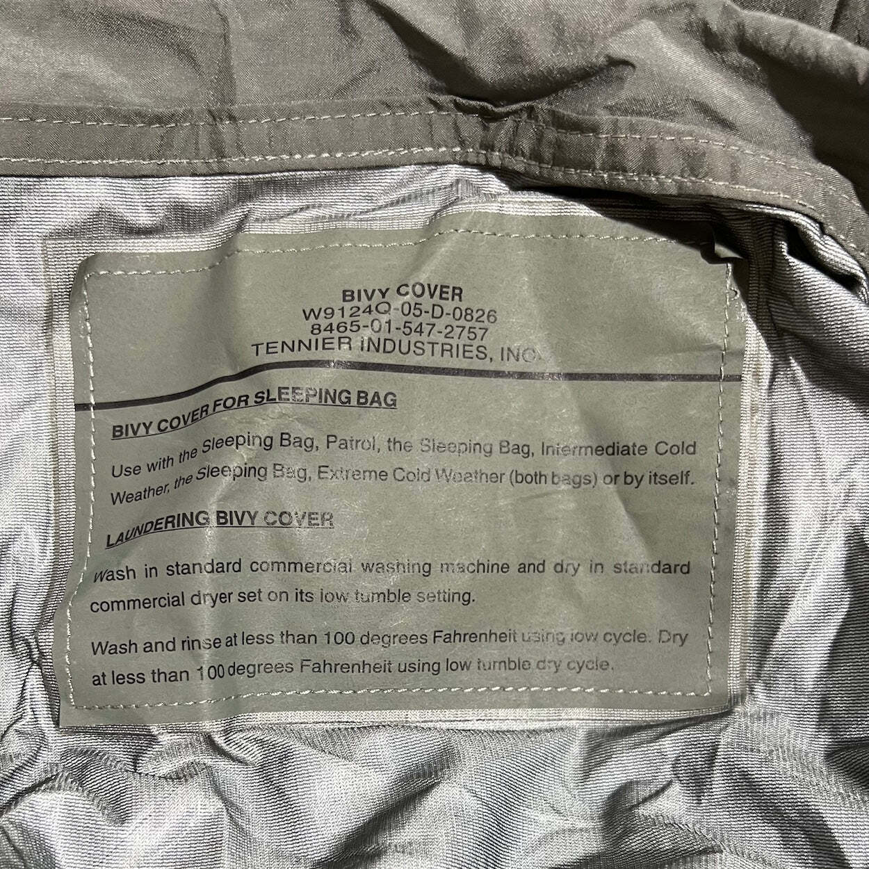 US Military Bivy ACU Gore-Tex GI Sleeping Bag Cover