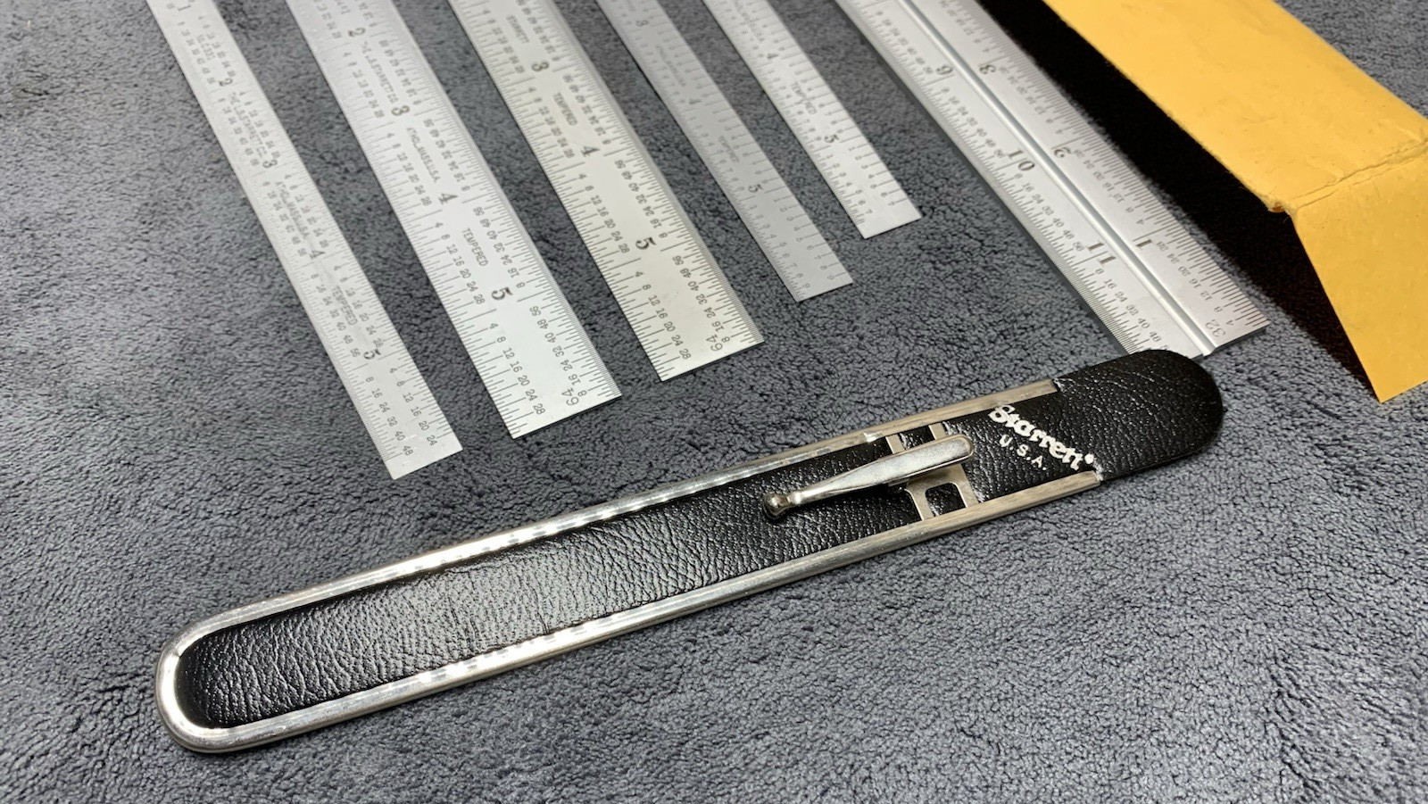 Machinist Tool Lot of 11 Starrett Scales New & Used