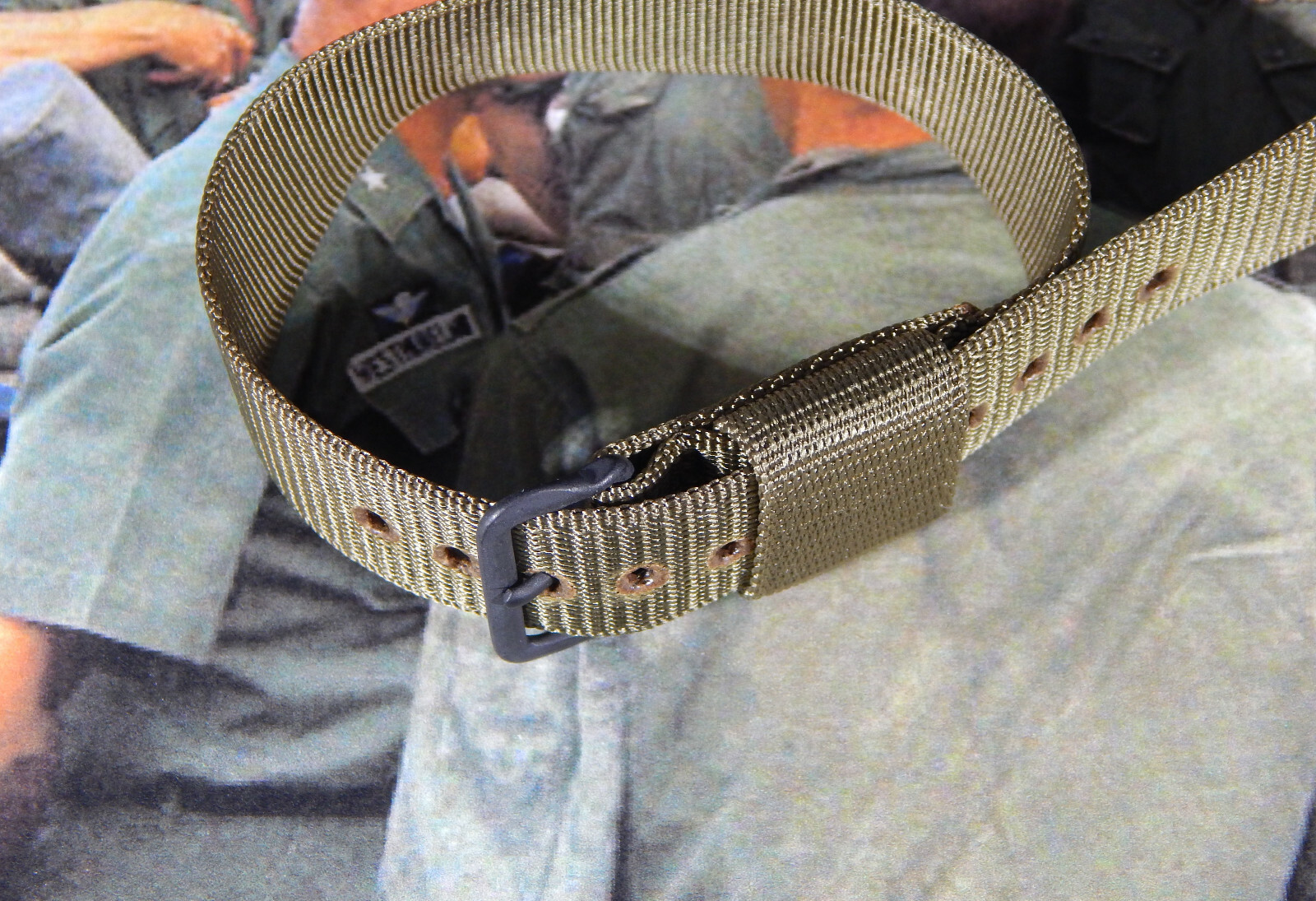 VIETNAM ISSUE MILITARY WATCH BAND 'New Old Stock' 1960's marked STAINLESS STEEL