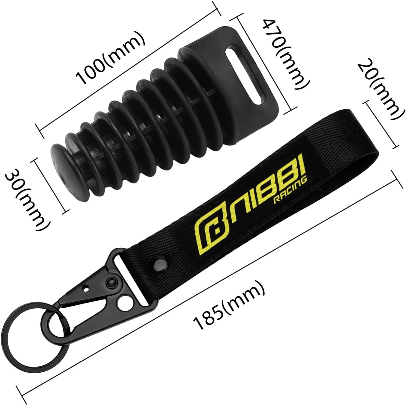 NIBBI Exhaust Muffler Wash Plug ATV Dirt Pit Bike 1.2"-1.8" DB Killer Silencer