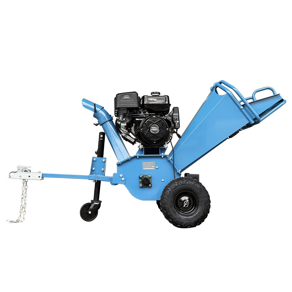 420cc 15hp Gas Powered E-start 5'' Wood Chipper With Towbar USA STOCK FREE SHIP