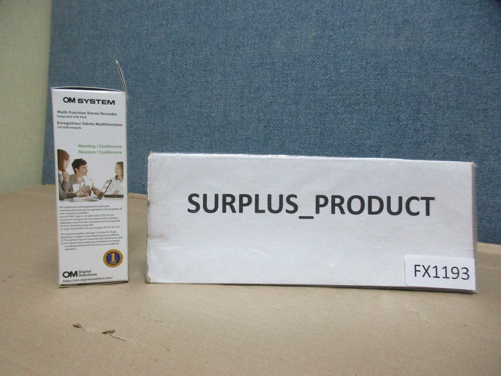 OM SYSTEMS WS-883 DIGITAL VOICE RECORDER,4-7/16”H X 1-13/16”W X 7”D,BLACK-NEW