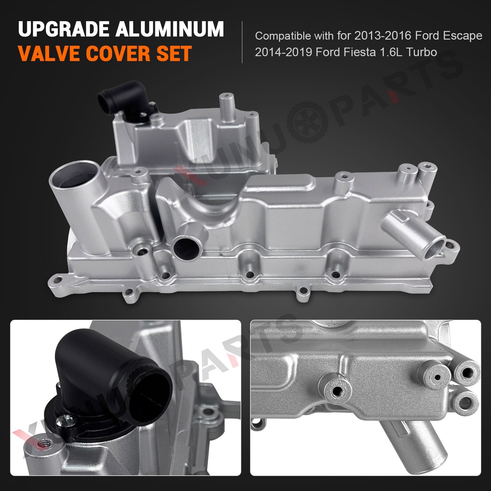 Upgraded Valve Cover for 2013-2016 Ford Escape 2014-2019 Ford Fiesta 1.6L Turbo