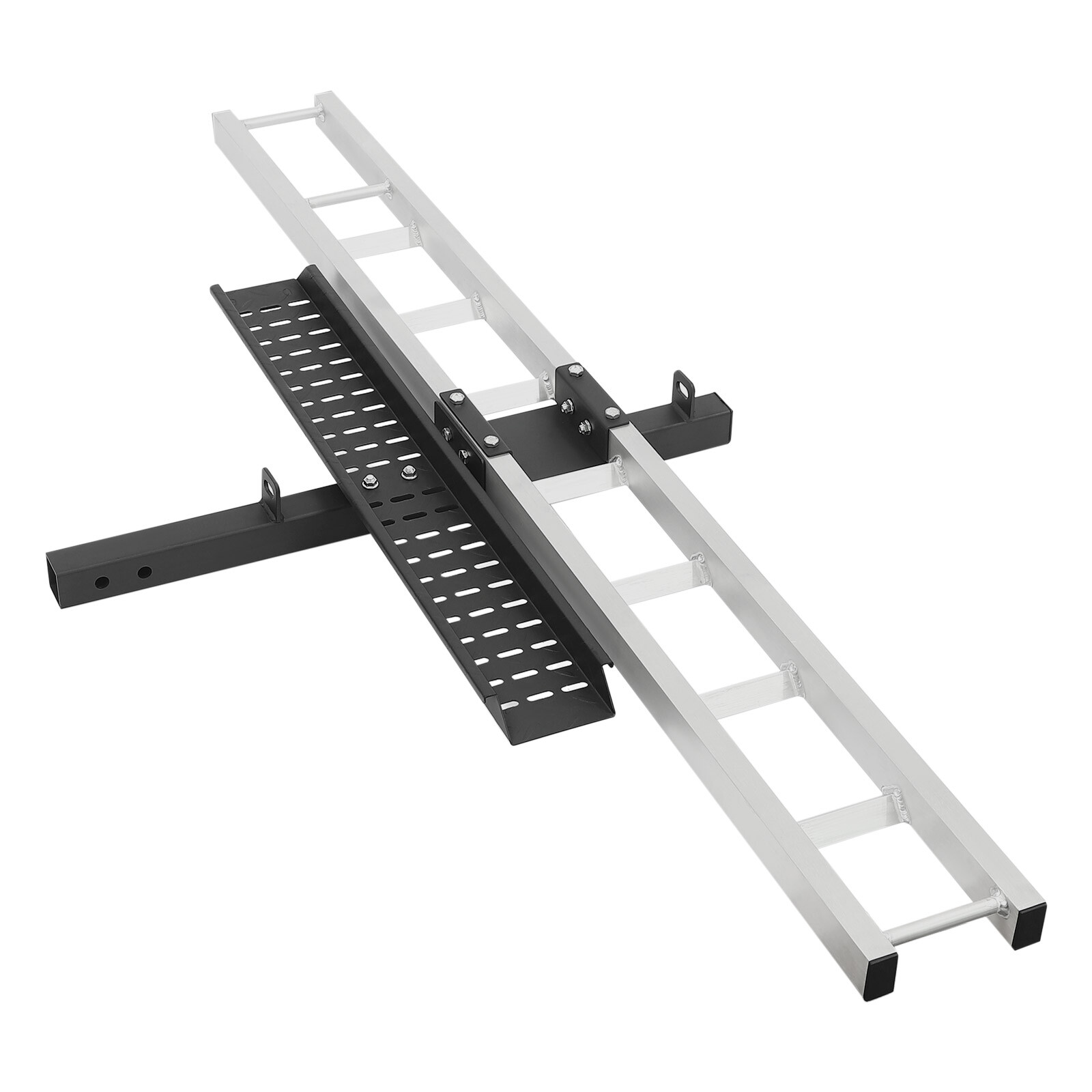 500lbs Steel Motorcycle Dirt Bike Carrier Hauler Hitch Mount Bike Rack Ramp