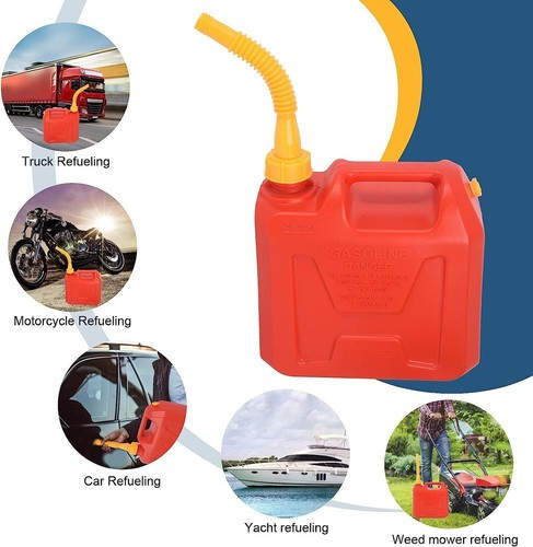 Replacement Gas Can Spout Nozzle Vent Kit for Plastic Gas Cans Old Style Cap