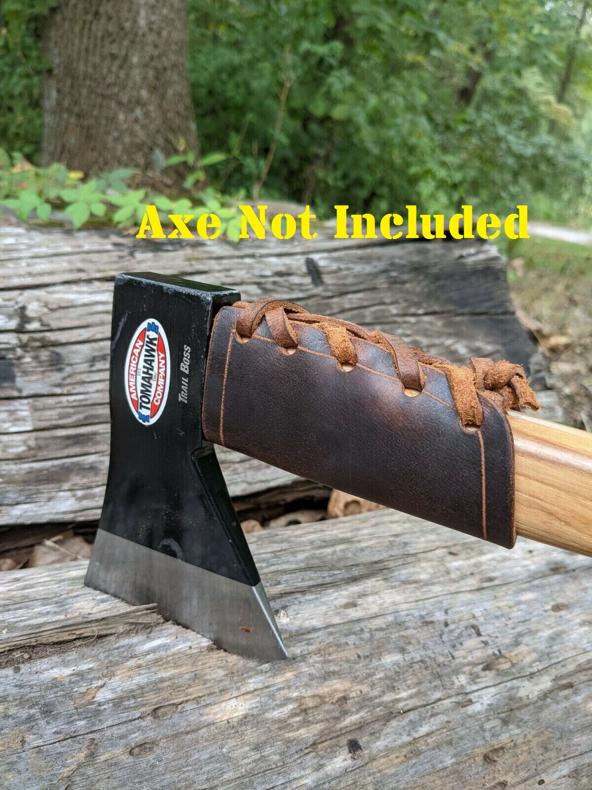 Cold Steel Trail Boss Leather Axe Handle Overstrike Guard (Axe Not Included)