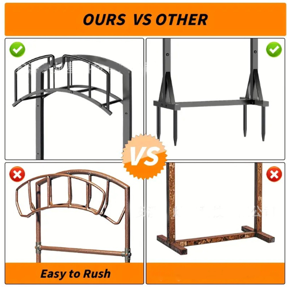 Heavy Duty Garden Hose Holder - Upgraded Water Hose Holder Holds 151-feet Hose