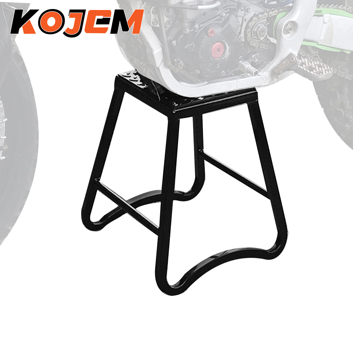 Motorcycle Motocross Dirt Bike Panel Stand 880 LBS Removable Black