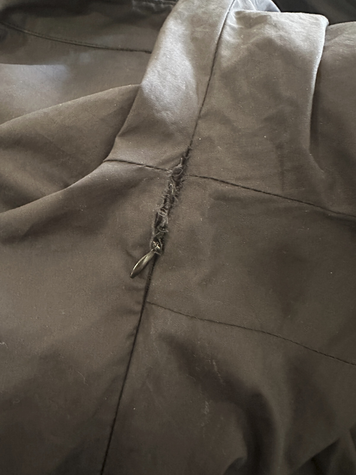 *Flawed* Victorian Choice Black Blouse Steampunk Witchy Goth Button Top Medium