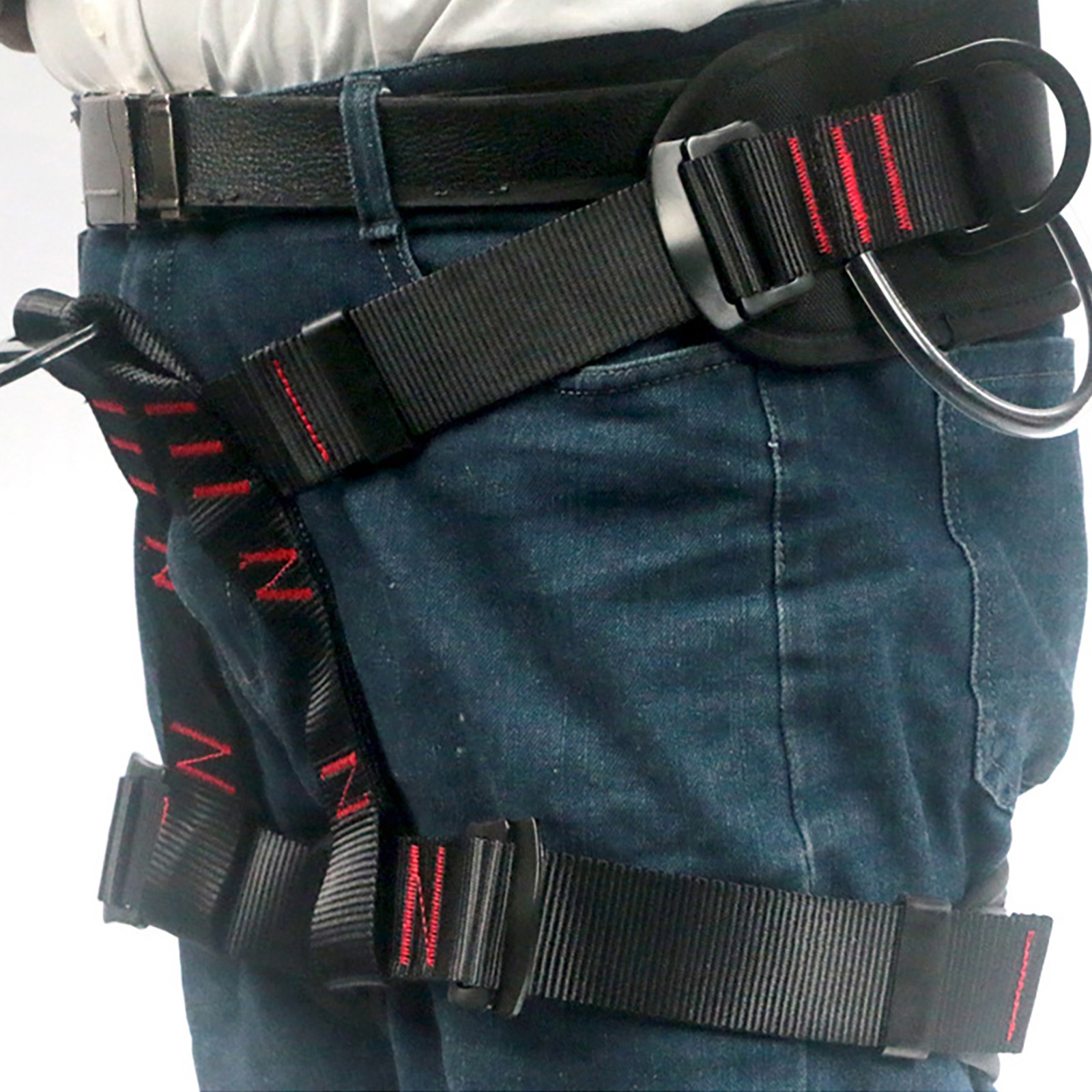 Adjustable Half Body Safety Belt for Rock Climbing Fire Rescuing Caving