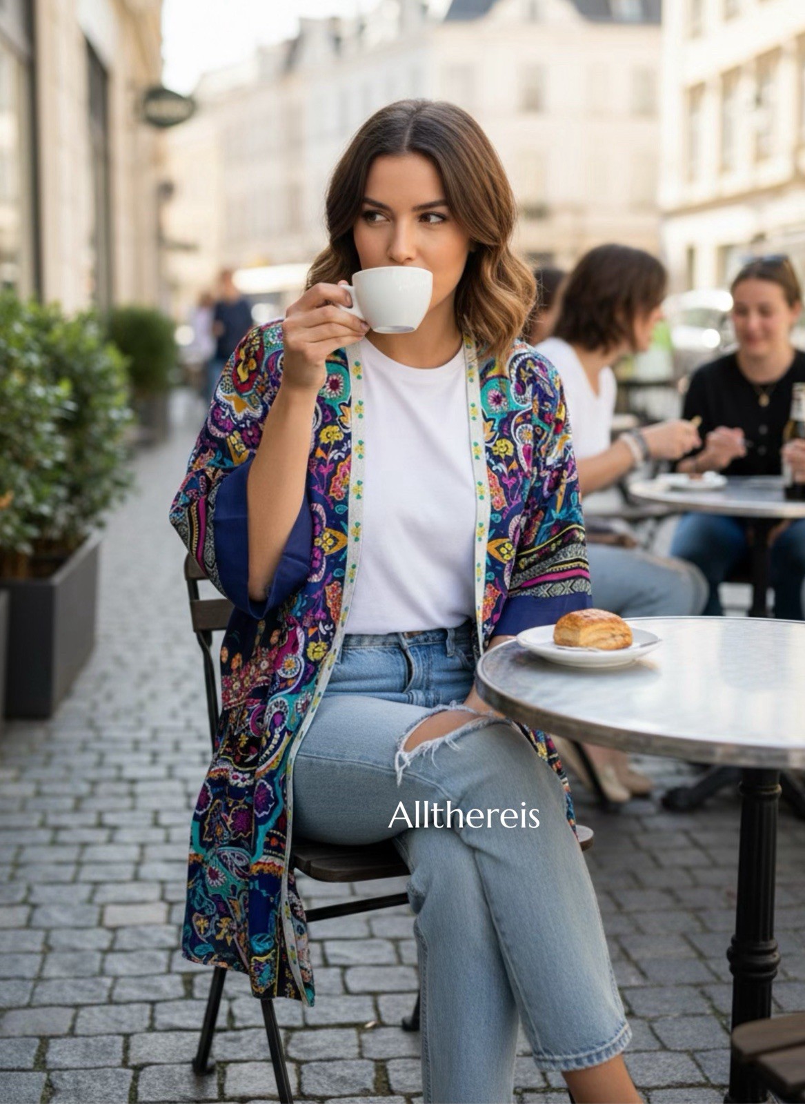 New With Tag Johnny Was Hanna Silk Kimono XS (2-6)