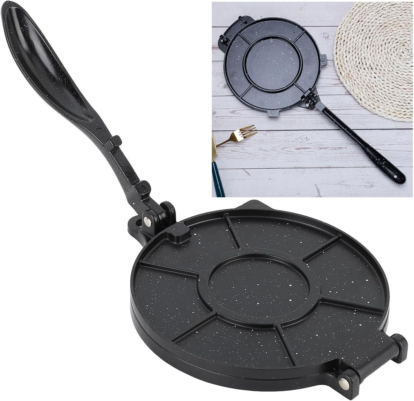 8 Inch Non-Stick Tortilla Press Bakeware Tool DIY Dough Press Tortilla Maker